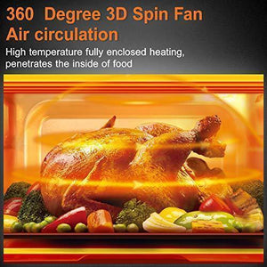 10-in-1 Air Fryer Oven, 20 Quart Airfryer Toaster Oven Combo, 1800W Large Air Fryers, Convection Toaster Oven with Rotisserie Dehydrator, ETL Certified