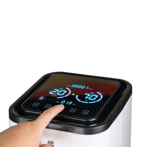 JQ Home Oxygen Concentrator, 1-7L/min Adjustable, 93% High Purity Oxygen, Low Noise Remote Control Machine