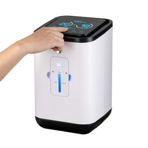 JQ Home Oxygen Concentrator, 1-7L/min Adjustable, 93% High Purity Oxygen, Low Noise Remote Control Machine