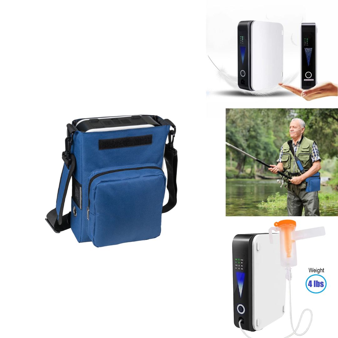 🔥Upgraded 1-2L Mini Portable Atomization Oxygen Concentrator,High Purity Air Purification Machine - Home, Travel, Car 3-in-1(without battery)