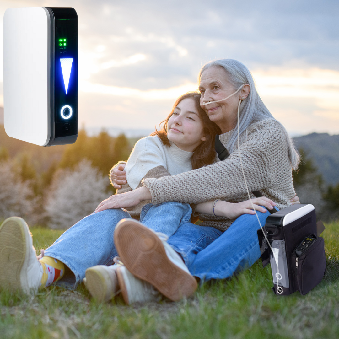 1L Lightweight Oxygen Concentrator With Atomization Function For Home, Car & Travel