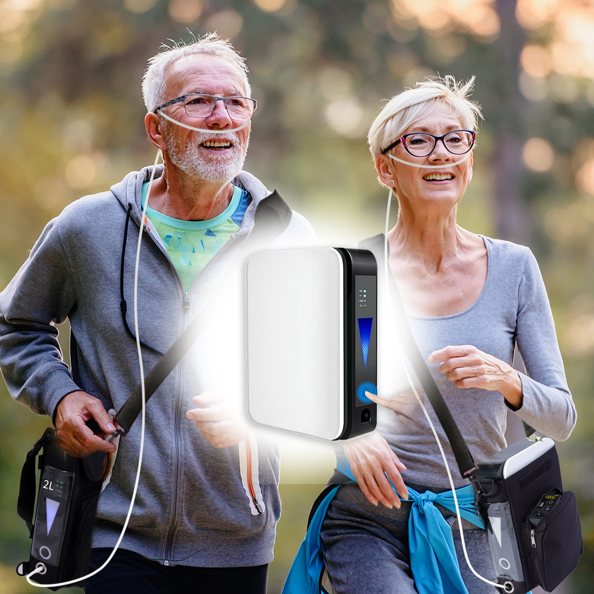 1L Lightweight Oxygen Concentrator With Atomization Function For Home, Car & Travel