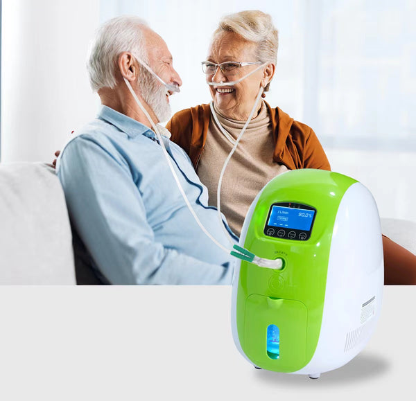 1L- 7L DUAL FLOW PORTABLE HOME USE OXYGEN CONCENTRATOR