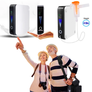 1L Lightweight Oxygen Concentrator With Atomization Function For Home, Car & Travel