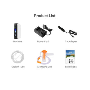 1L Lightweight Oxygen Concentrator With Atomization Function For Home, Car & Travel