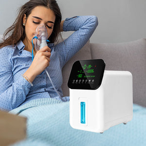 1-7L Portable Oxygen Concentrator / Support 2 People Use At Same Time