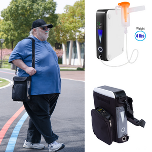 1L Lightweight Oxygen Concentrator With Atomization Function For Home, Car & Travel